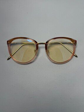 TIJN Pink Clear Eyeglasses Frames Only